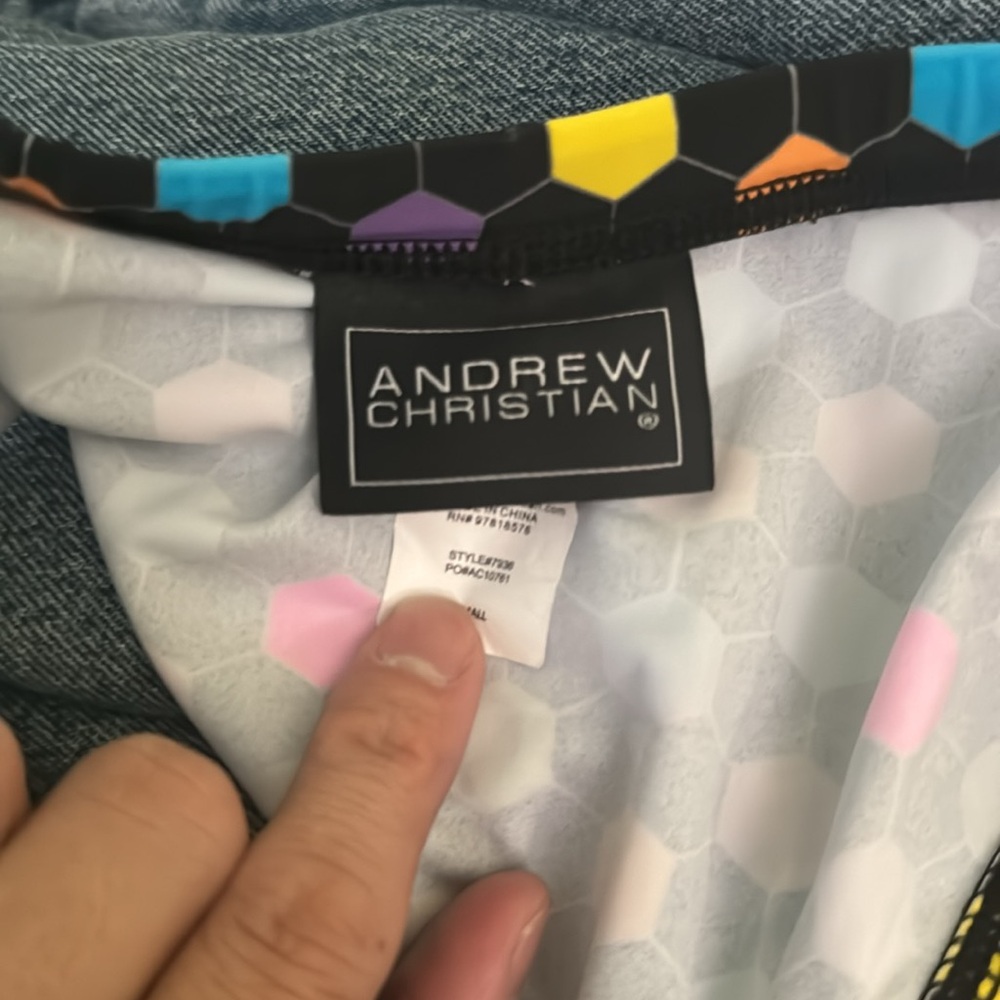 MEN’s Andrew Christian Bikini Trunk in size SMALL (28-30) - Picture 5 of 7